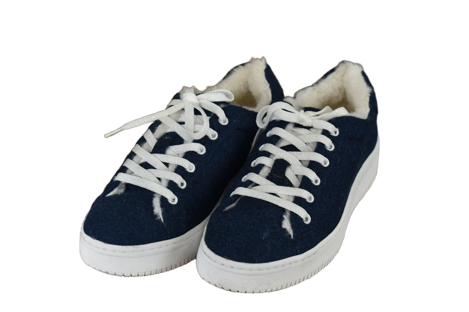 Recy monopet col.navy con ecopelliccia