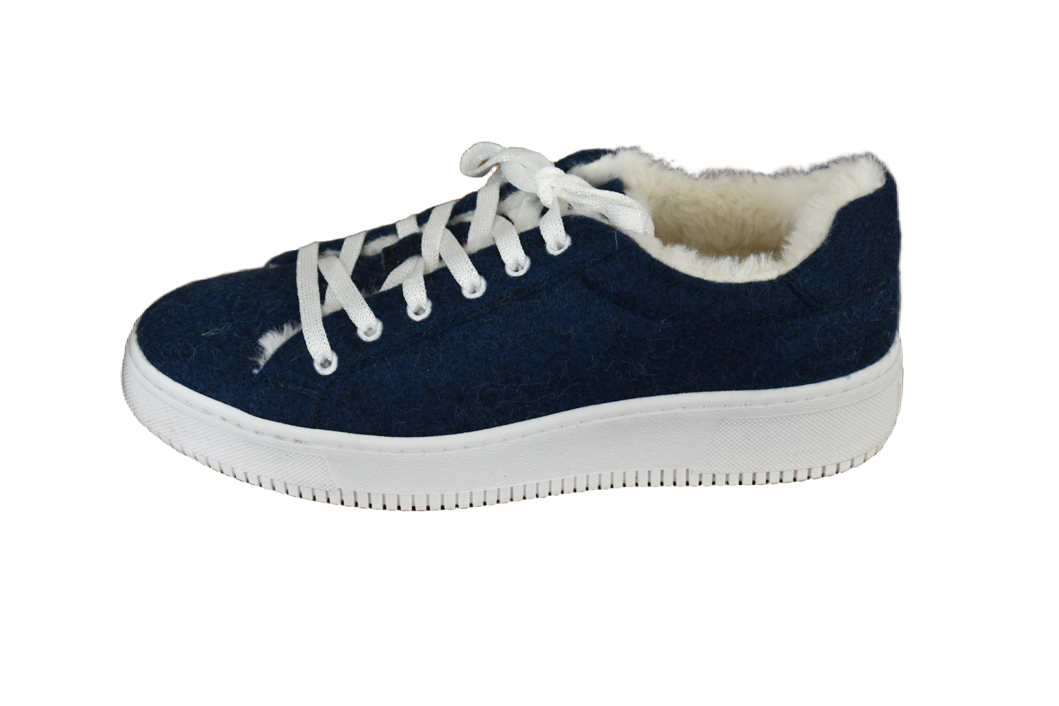 Recy monopet col.navy con ecopelliccia